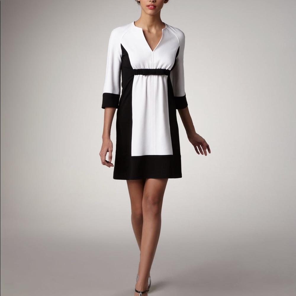 Nanette Lepore “Death Defying” colorblock dress